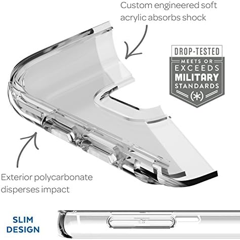 Speck proizvodi Samsung Galaxy S7 Edge Edge, Candyshell Clear futrola, zaštitni slučaj vojno-razreda
