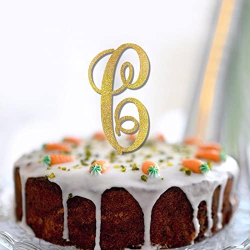 Početni monogram od torte Glitter Gold Custom Bilo koji inicijal za rođendan za vjenčanje Cvjetni modernski tuš poklon za porodične prijatelje Početna A B C D E F G H I J L M N K O P R S T U V W X Y Z