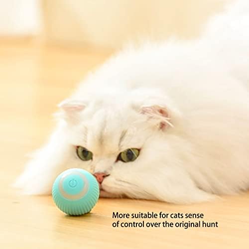Keenso Interaktivna Lopta Za Igračke Za Mačke, Smiješna Lopta Za Mačke Električna Silikonska Automatska Rotirajuća Pametna Interaktivna Lopta Za Igračke Za Mačke