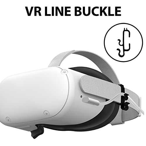 Geekria VR Power Bank organizator kompatibilan sa meta / oculus Quest 2 dodatna oprema, VR Link kabelski isječci, pribor za virtualnu stvarnost