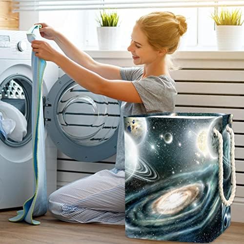 Korpa za veš Dream Space Planet Galaxy sklopive korpe za veš Firma za pranje veša organizacija za skladištenje odeće u kupatilu spavaća soba spavaonica