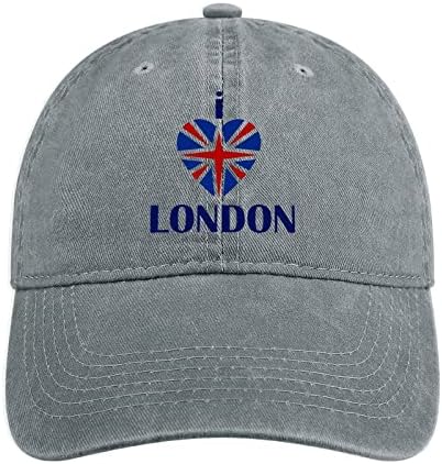 Volim London Funny Trucker Tata šešir oprana Bejzbol traper kapa za muškarce žene