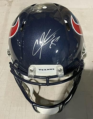 Andre Johnson potpisao autogram pune veličine Proline Speed Texans kaciga Psa / NFL kacige sa DNK autogramom