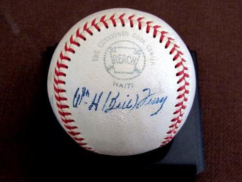 Gospođa Lou Gehrig Bill Terry Leonard Kerr Feller potpisao je auto doseg bejzbol JSA loa - autogramirani bejzbol
