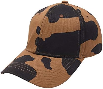 Kav za bejzbol kapu s kravljem hip hop kape za muškarce Žene Ljetne kamiondžija kuglična kapa za zaštitu od sunca za zaštitu od sunca