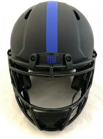 Phil Simms potpisao ugovor sa Njujorškim gigantima Eclipse FS Speed Authentic helmets fanatici-autograme NFL Helmets