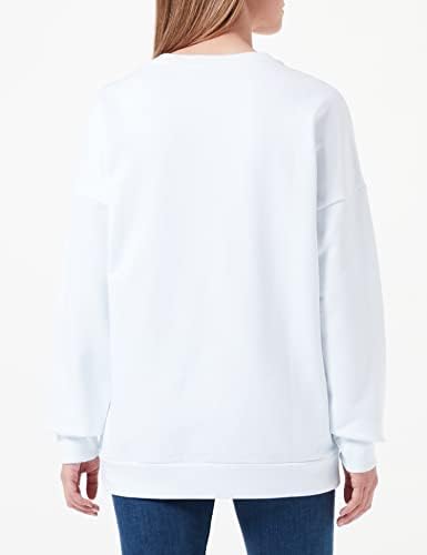 A | x Armani Exchange ženski pima francuski francuski logo Patch pulover duksera