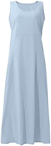 Seksi haljine za žene, žensko ljeto 2022. ležerne modne čvrste pamučne i kratke rukave srednje duge haljine