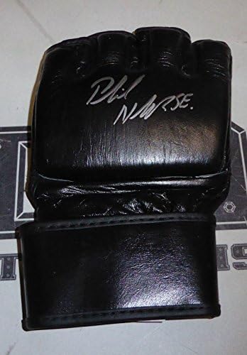 Phil Nurse potpisao MMA rukavice PSA / DNK COA autogram GSP Kickboxing Coach Legend-Autogramirane UFC rukavice