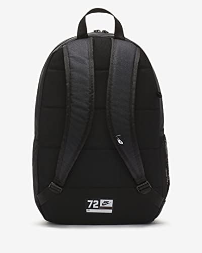 Nike elementarni grafički ruksak | Ruksaci za muškarce | Ruksaci za školu, putovanja, teretanu i laptop | Crno - Citron puls