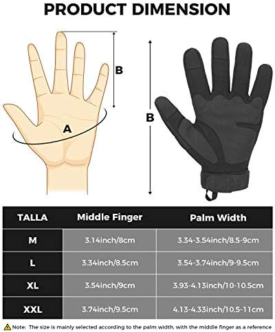 kemimoto taktičke rukavice za muškarce, radne rukavice sa ekranom osetljivim na dodir sa čvrstim zglobom za rad na otvorenom Sportski