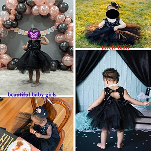 AGQT Baby Girls šljokice Tutu haljina bez rukava deca princeza rođendanske haljine veličina 3m-4T
