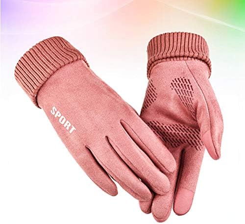 Abaodam 1 par zimske rukavice otporne na vjetar antilop rukavice sa ekranom osetljivim na dodir zgušnjavaju plišane rukavice za zaštitu ruku za vožnju -
