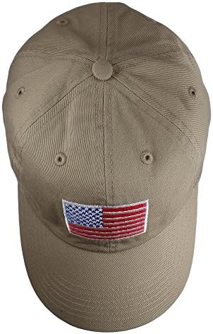 Gelante pamuk Polo stil Američka bejzbol kapa sa vezom zastave podesiva veličina