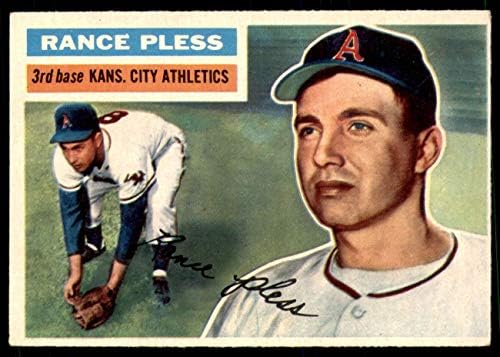 1956 TOPPS # 339 Rance Ples Kansas City Athletics ex atletika