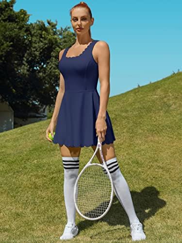 ATTRACO Ženska teniska haljina s kratkim vježbama Golf suknje sa džepovima Atletska haljina