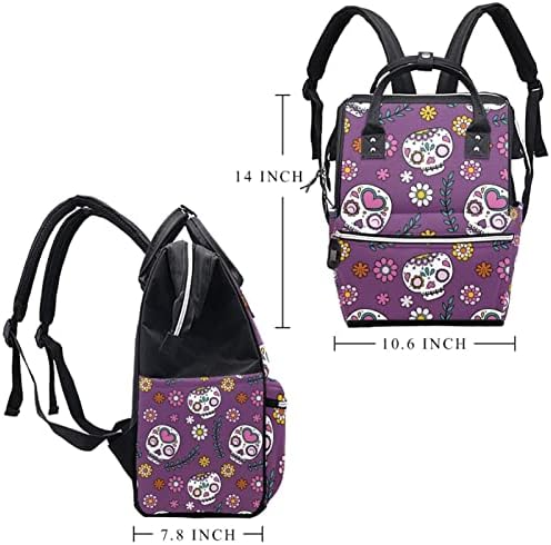 Digitalni umjetnički cvjetni uzorak ruksak ruksaka s promjenom vrećica za djevojčice dječake Djevojke mama torba