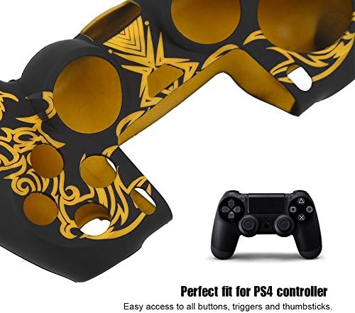 Bewinner Gamepad Controller pokriva silikonski poklopac za PS4 kontroler, poklopite zaštitne poklopce za PS4, poklopac silikonske