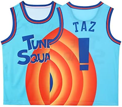 Muški svemirski film košarkaški Dresovi 6 Toon Squad dres a New Legacy Shirts for Aldult Youth 90s Hip Hop Party Gift