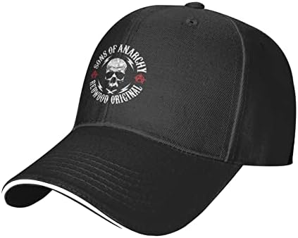 Boutique sinovi anarhije bejzbol kape čovjeka Golf kape za pranje prilagodljivih ženskih ženskih bejzbol kapa