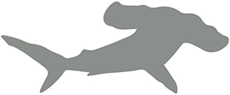 Primjenjivo Pun Hammerhead morski pas plivali napad - vinilna naljepnica za vanjsku upotrebu na automobilima, atv, brodicama, prozorima