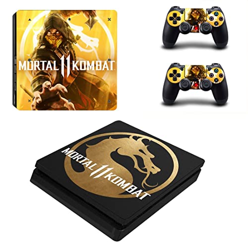 Za PS4 PRO-igru Ninja Mortal Best War Kombat X PS4 ili PS5 skin naljepnica za PlayStation 4 ili 5 konzolu i kontrolere naljepnica