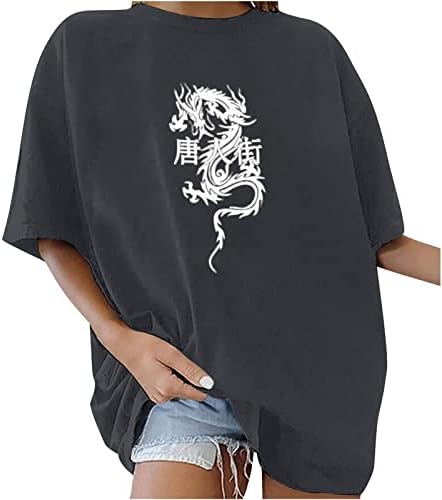 Teen Girl Tshirts grafičke bluze majice za žene kratki rukav Crewneck jesen ljeto Tshirts Odjeća TA