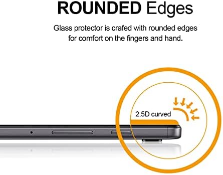Supershieldz dizajniran za Samsung Galaxy Tab A7 Lite kaljeno staklo za zaštitu ekrana, protiv ogrebotina, bez mjehurića
