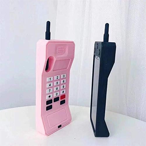 Slatka futrola iPhone XR, iPhone XR Case CleaT Retro Clate Classic Cellular Mobile u obliku dječjih djevojaka ružičasta meka silikonska