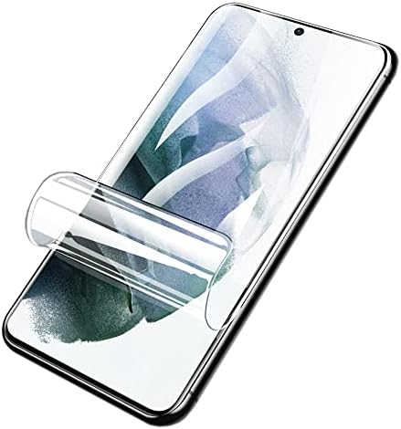 PORRVDP Hydrogel film Zaštita ekrana za Samsung Galaxy S21 FE 5G, 2 kom transparentni Meki TPU zaštitni Film [Clear HD] [visoka osjetljivost]