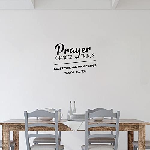 Kuhinjski molitva u umjetničkoj trpezariji rubenici su za kolače za WC školjke za zidne naljepnice za dječački dekor Dječji dječak