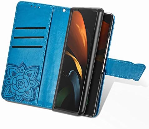 CCSmall Samsung Galaxy Z Fold3 5G torbica za novčanik, Kawaii 3d leptir utiskivanje tanka Flip PU koža sa držačem za kreditne kartice