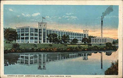 Lensdale Shop, American Optical Co. Southbridge, Massachusetts ma originalna antička razglednica