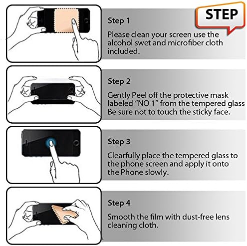 Zeking [2-Pack] dizajn za Samsung Galaxy J7 2018 Zaštita ekrana od kaljenog stakla, Anti-Spy 9h tvrdoća [Anti Scratch] [Anti-Fingerprint]