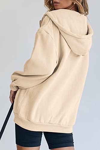 EFAN ženske slatke dukseve tinejdžerke jeseni jaknu za prevelike dukseve Ležerne prilike za crtanje zatvaraj y2k hoodie sa džepom