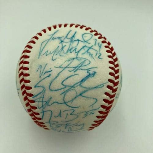 2004 CAL Država FulErton NCAA Champs tim potpisao je bejzbol Svjetske serije JSA COA - autogramirani fakultetski baseballs