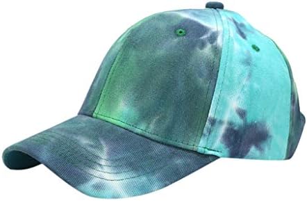 Muškarci žene Tie Dye bejzbol kapa Vintage Snapback kamiondžija šešir za sunce niskog profila podesiv ljetni šešir za ribolov planinarenje