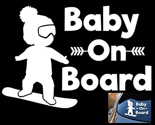 CM Wealth 2pack-Reflektirajuća beba na brodu znak slatka naljepnica Naljepnica sigurnosno upozorenje beba u znak za automobil