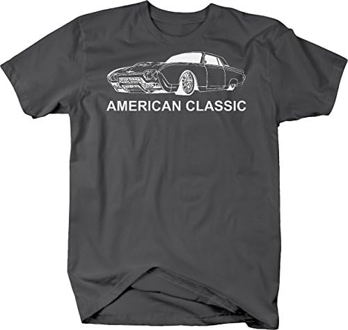 Američki klasični Thunderbird T-Bird Vintage automobil Grafička majica za muškarce