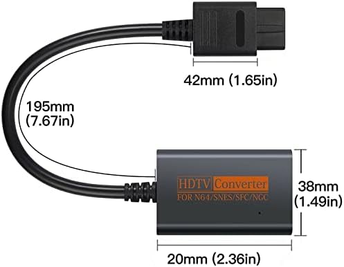 HDMI adapter Converter w / HD kabl za Nintendo 64 / SNES/NGC / SFC Gamecube konzola N64