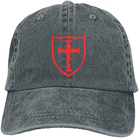 Križni vitezovi Templar Bejzbol kapa Podesivi za golf šešir za golf Womans Muška ribolov