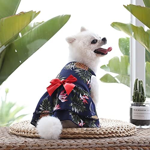 Odjeća za kućne ljubimce Haljina za kućne ljubimce Udobna modna prozračna havajska stila mačka pasa tanka odjeća