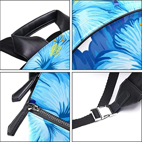 VBFOFBV ruksak za laptop, elegantan putni ruksak casual pasiva za muškarce za muškarce, havaii plavi hibiskus tropski