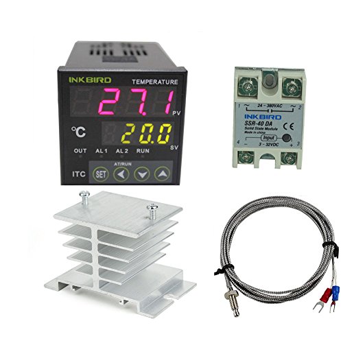 Inkbird AC 100 do 220V ITC-100VH Outlet Digital PID termostat Regulator temperature 40da SSR bijeli hladnjak K Thermoelement