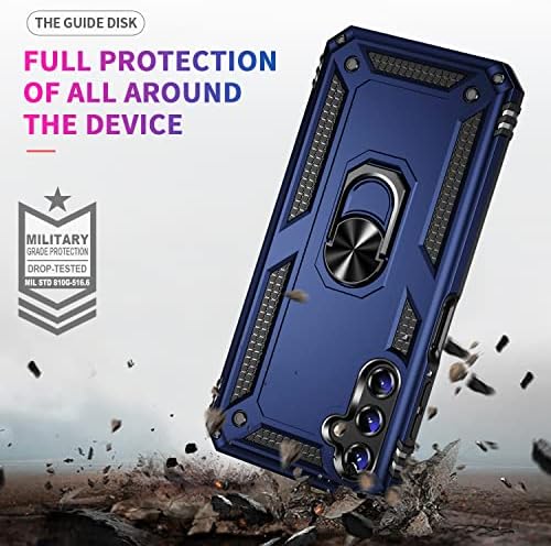 Galaxy A14 5G futrola, Samsung A14 5G futrola sa zaštitnikom zaslona [2 Pack], [Vojna ocjena] 16ft. Ispitivani naklopni poklopac otporni