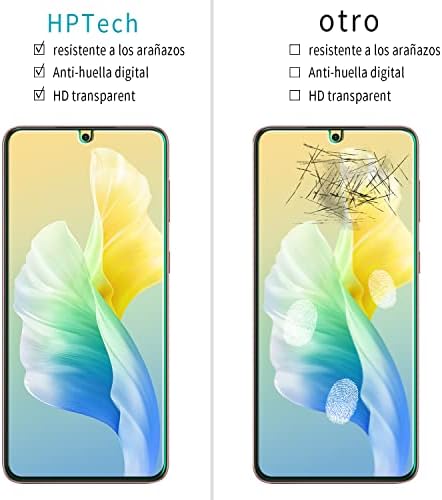HPTech dizajniran za Samsung Galaxy S21 Plus 5G 6.7-inčni kaljenog stakla zaštitnik ekrana, podržava prepoznavanje otiska prsta, jednostavna