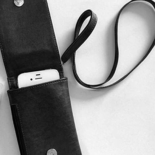 Konjska životinja na papiru, Kina Zodijak Telefon novčanik torbica Viseće mobilne torbice Crni džep