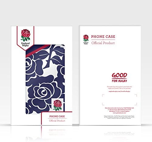 Glava Case Designs zvanično licencirani Engleska Ragbi uzorak Red Rose kožna knjiga novčanik poklopac slučaj Kompatibilan sa Apple