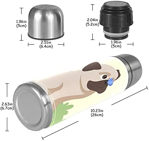 Izolirani vrč za vodu za putovanja - 1L vakuum boca sa plastičnom čašicom - boca od nehrđajućeg čelika za planinarenje ribolovo