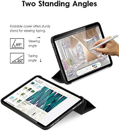 Torbica DTTO za iPad Pro 11 inča 2. / 3. / 4. Gen 2022/2021/2020/2018, ultra lagana trifold stalka TPU mekani stražnji poklopac sa